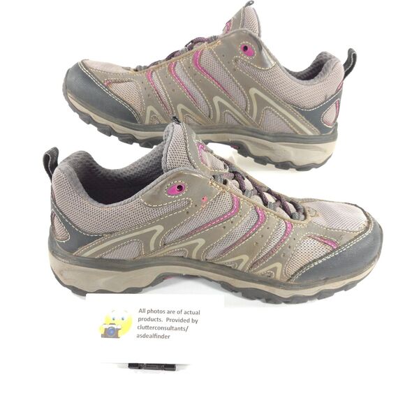 Eddie Bauer Weatheredge Outdoor Lace Up Hiking Shoe Womens Size 10 Gray - Picture 4 of 9